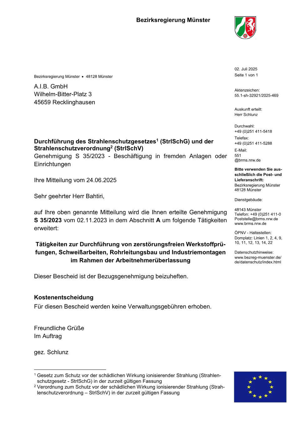 Strahlenschutz